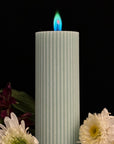 Aurora LUX Ribbed Pillar Candle - Avauré