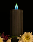 Aurora LUX Ribbed Pillar Candle - Avauré
