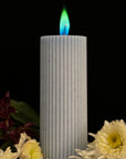 Aurora LUX Ribbed Pillar Candle - Avauré