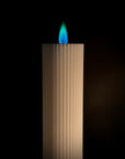 Aurora LUX Ribbed Pillar Candle