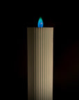 Aurora LUX Ribbed Pillar Candle