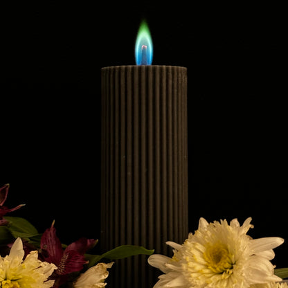 Aurora LUX Ribbed Pillar Candle - Avauré