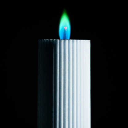Aurora LUX Ribbed Pillar Candle