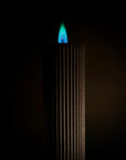 Aurora LUX Ribbed Pillar Candle